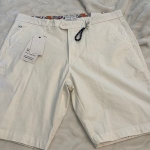 Denim & Flower white shorts